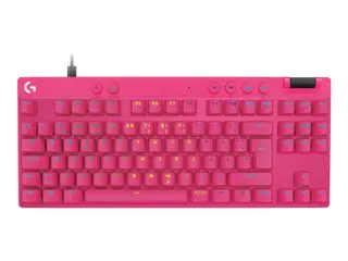 Produktfoto för Logitech G PRO X TKL LIGHTSPEED - Logitech Magnetic Analog - Linear - Gaming Keyboard - Utan numpad - Nordisk - Röd