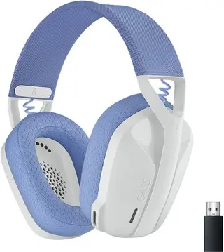 Produktfoto för Logitech G435 LIGHTSPEED - Headset - Full storlek - 2,4 GHz - Trådlös - USB - Vit