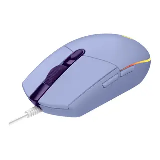 Produktfoto för Logitech Gaming Mouse G203 LIGHTSYNC - Mus - optisk - 6 knappar - kabelansluten - USB - lila - för Komplett Epic Gaming PC a125