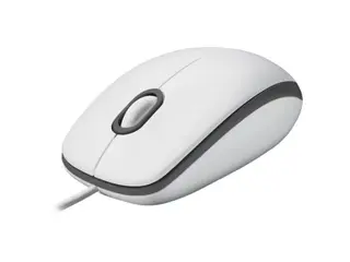 Produktfoto för Logitech M100 - Mus - fullstorlek - höger- och vänsterhänta - optisk - 3 knappar - kabelansluten - USB