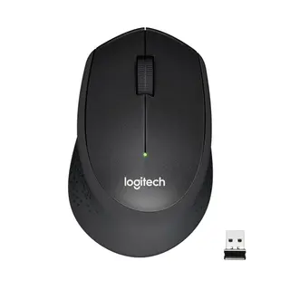 Produktfoto för Logitech M330 SILENT PLUS - Mus - 3 knappar - trådlös - 2.4 GHz - trådlös USB-mottagare - svart