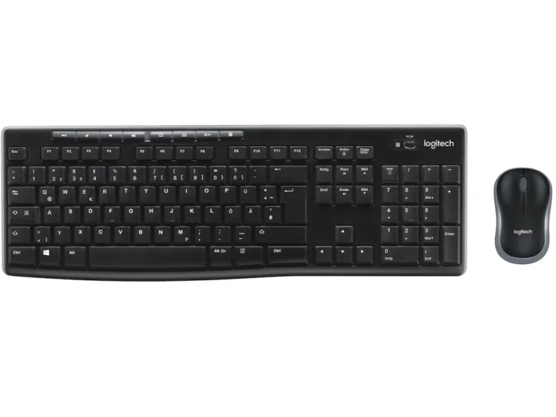 Alternativ bild 0 för Logitech MK270 Wireless Combo - Sats med tangentbord och mus - trådlös - 2.4 GHz - Nordisk