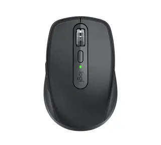 Produktfoto för Logitech® | MX Anywhere 3S - Mus - laser - 6 knappar - trådlöst - Bluetooth, 2,4 GHz - trådlös mottagare - Grafit
