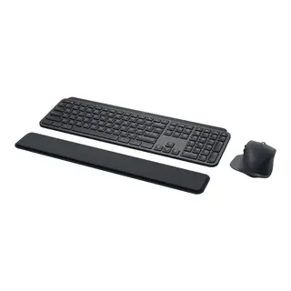 Produktfoto för Logitech MX Keys Combo for Business - Sats med tangentbord och mus - bakgrundsbelyst - trådlös - Bluetooth LE - QWERTY - hela norden - grafit