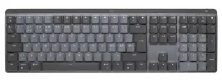 Produktfoto för Logitech MX Keys Mechanical - Tastatur - bagbelyst - Bluetooth, 2,4 GHz - Pan Nordic - smakkontakt: GL Taktil - Grafit