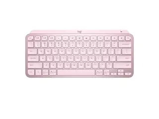 Produktfoto för Logitech MX Keys Minimalist Wireless Illuminated Keyboard - Tangentbord - trådlös - 2.4 GHz - Rose - Nordic