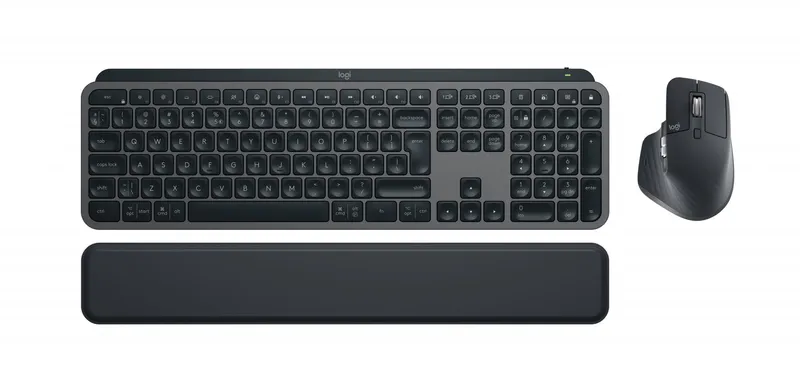Alternativ bild 0 för Logitech MX Keys S Combo Graphite - US - Tangentbord - Amerikansk Engelska - Grå