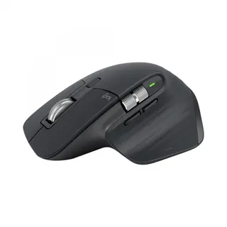 Produktfoto för Logitech MX Master 3S - Mus - laser - 7 knappar - trådlös - Bluetooth, 2,4 GHz - Logitech BOLT-mottagare - grafit