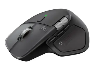 Produktfoto för Logitech MX Master 4 for MAC - Space Black - Ergonomisk mus - Optic - 9 knappar - Svart