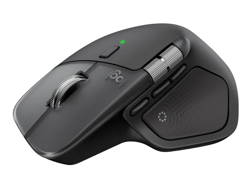 Alternativ bild 0 för Logitech MX Master 4 for MAC - Space Black - Ergonomisk mus - Optic - 9 knappar - Svart