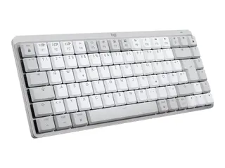 Produktfoto för Logitech MX Mechanical Mini for Mac - Minimalist Wireless Illuminated Performance Keyboard Pale Grey - US - Tangentbord - Amerikansk Engelska - Grå