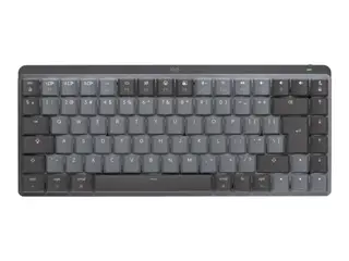 Produktfoto för Logitech MX Mechanical Mini for Mac - Minimalist Wireless Illuminated Performance Keyboard Space Grey - US - Tangentbord - Amerikansk Engelska - Svart