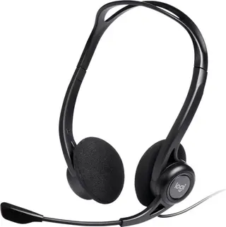 Produktfoto för Logitech PC Headset 960 USB - Headset - på örat - kabelansluten