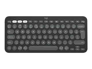 Produktfoto för Logitech Pebble Keys 2 K380s - Tangentbord - trådlös - Bluetooth LE - QWERTY - USA, internationellt - tonal graphite