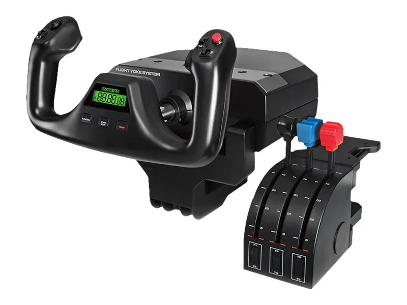 Alternativ bild 0 för Logitech Pro Flight Yoke System Svart