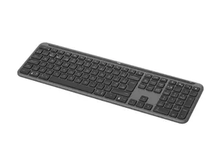 Produktfoto för Logitech Signature Slim K950 - Tangentbord - trådlös - Bluetooth 5.1 LE - hela norden - grafit