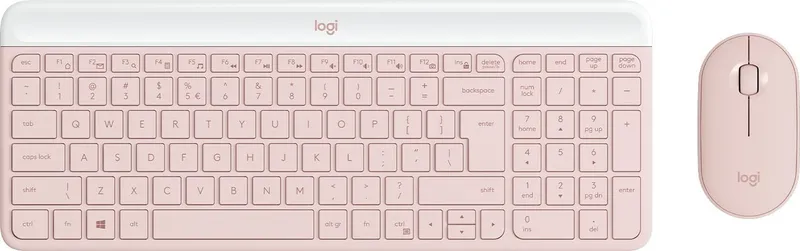 Alternativ bild 0 för Logitech Slim Wireless Combo MK470 - Tastatur & Mus set - Universal - Rosa