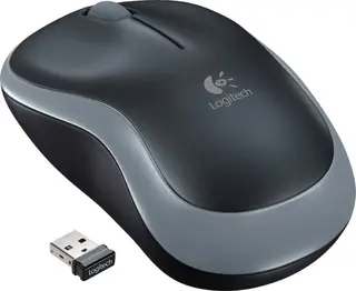 Produktfoto för Logitech Trådlös Mus M185 Grå
