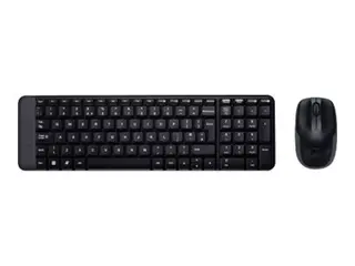 Produktfoto för Logitech Wireless Combo MK220 - Sats med tangentbord och mus - trådlös - 2.4 GHz - internationell engelska
