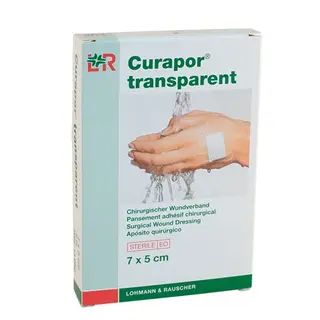 Produktfoto för Lohmann Curapor S (sterile bandage) 7x5cm, Rehab