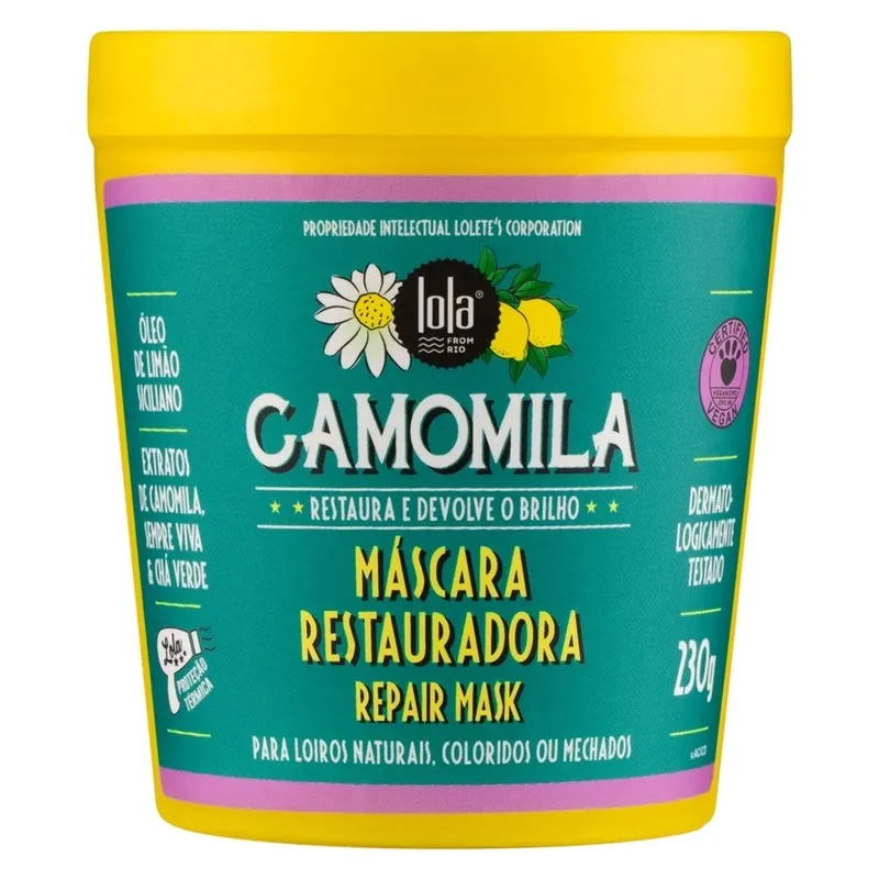 Bild 1 för Lola from Rio Camomila Repair Blonde Mask 230 g