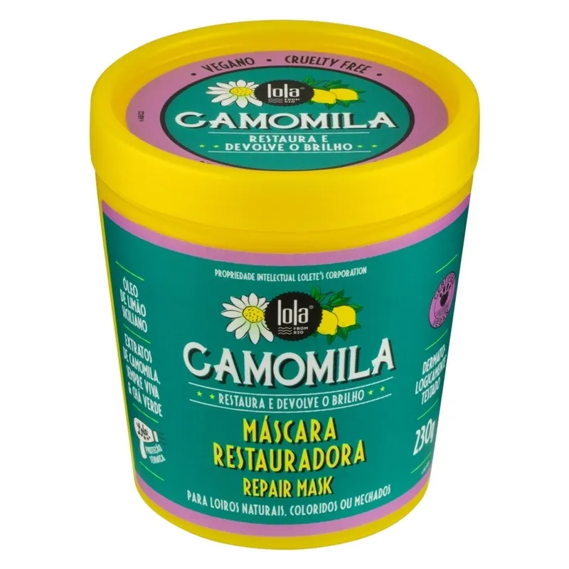 Bild 2 för Lola from Rio Camomila Repair Blonde Mask 230 g