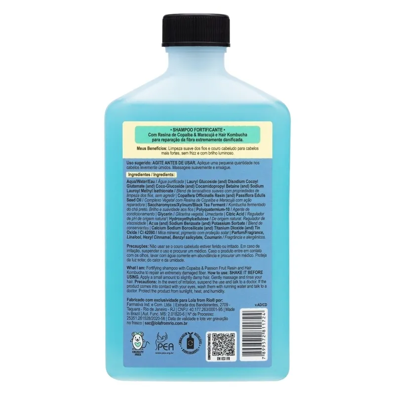 Bild 2 för Lola from Rio Danos Vorazes Fortifying Shampoo 250 ml