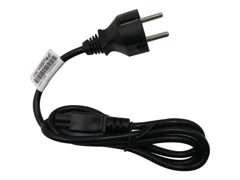 Alternativ bild 0 för Longwell LS-18 - Strömkabel - 250 V - 2.5 A - 1 m - Sydkorea, Europa - FRU, (CRU) - Tier 1 - för IdeaPad Gaming 3 16  ThinkCentre M80q Gen 3  ThinkPad C14 Chromebook  L13 Gen 3  T16 Gen 1