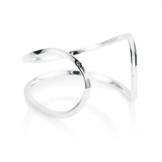 Produktfoto för Loop Cuff Armband Silver S
