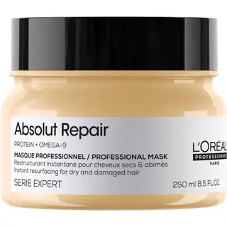 Produktfoto för Loreal Absolut Repair  Protein + Gold Quinoa Mask 250 ml