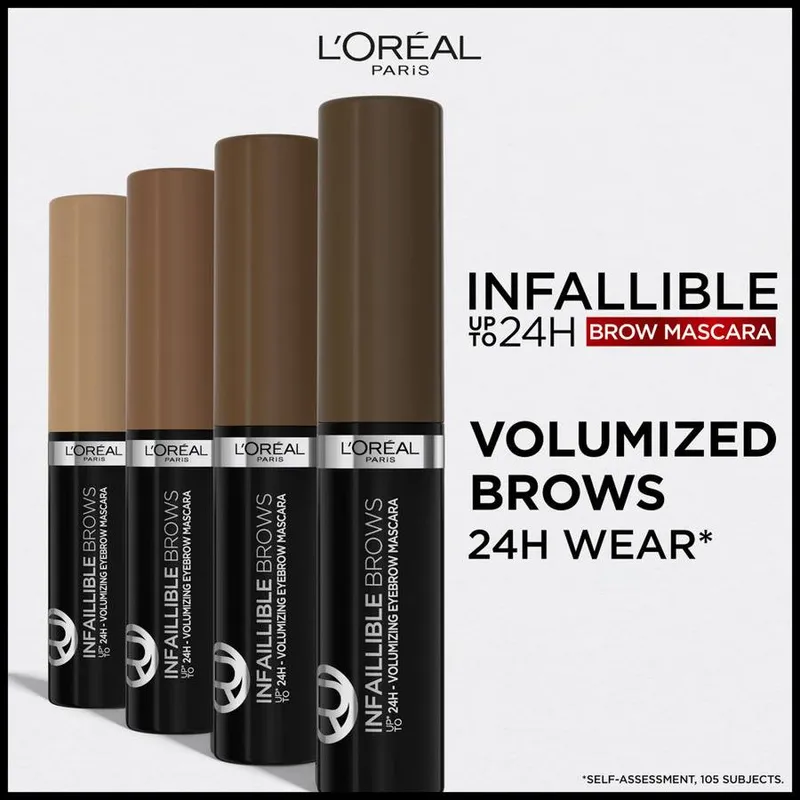 Bild 3 för Loreal Paris Infaillible Brows 24H Volumizing Eyebrow Mascara 5.0 Ligh