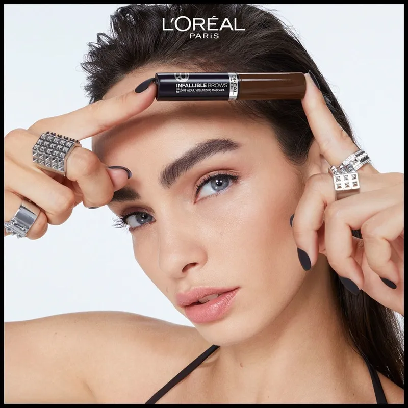 Bild 8 för Loreal Paris Infaillible Brows 24H Volumizing Eyebrow Mascara 5.0 Ligh