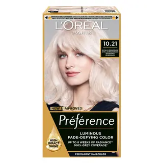 Produktfoto för Loreal Paris Préférence Permanent Hair Color 10.21 Stockholm