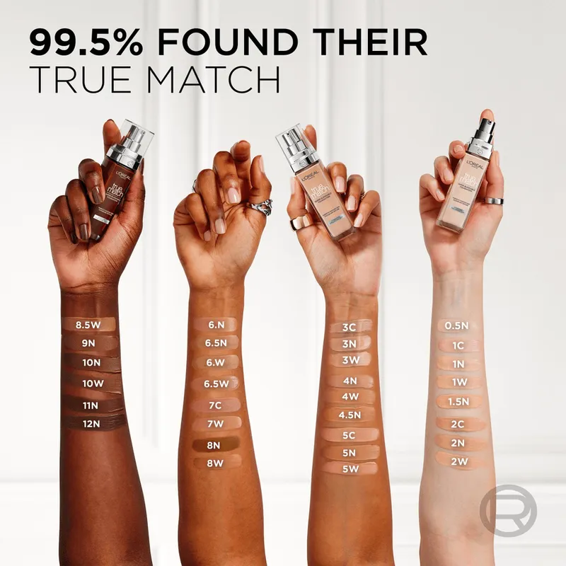 Bild 5 för Loreal True Match Foundation 1R/1C Rose Ivory 30 ml