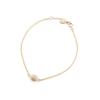 Produktfoto för Love Bead Armband Guld 17-19 cm