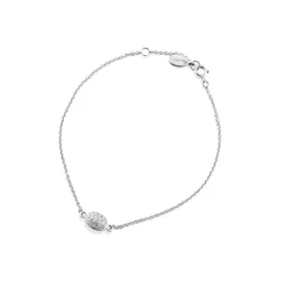 Produktfoto för Love Bead Armband Vitguld 17-19 cm