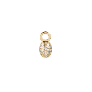 Produktfoto för Love Bead Charm berlock diamant guld