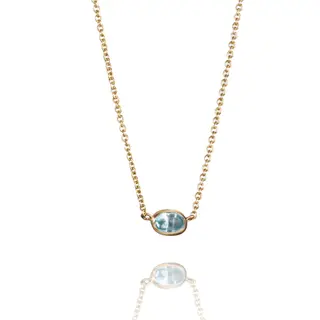Produktfoto för Love Bead Halsband Gold - Topaz 42-45 cm Guld