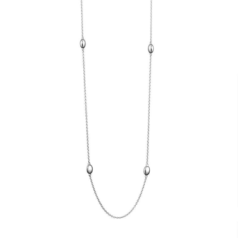 Alternativ bild 0 för Love Bead Long - Silver Halsband Silver 85 cm
