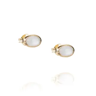 Produktfoto för Love Bead - Moonstone Örhänge Guld