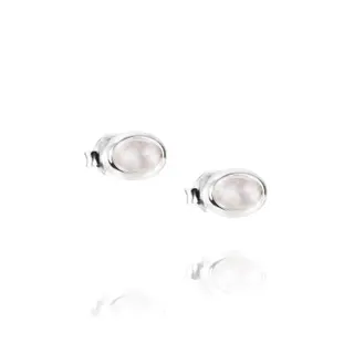 Produktfoto för Love Bead Silver - Rose Quartz Örhänge Silver