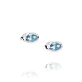 Produktfoto för Love Bead Silver - Topaz Örhänge Silver