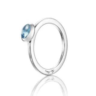 Produktfoto för Love Bead Silver - Topaz Ring Silver 15.00 mm