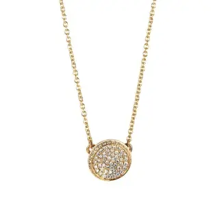 Produktfoto för Love Bowl Halsband Guld 40 cm