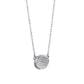 Produktfoto för Love Bowl Halsband Vitguld 40 cm