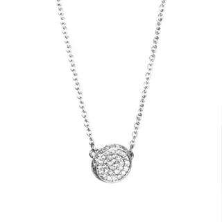 Produktfoto för Love Bowl Mini & Stars Halsband Vitguld 42-45 cm