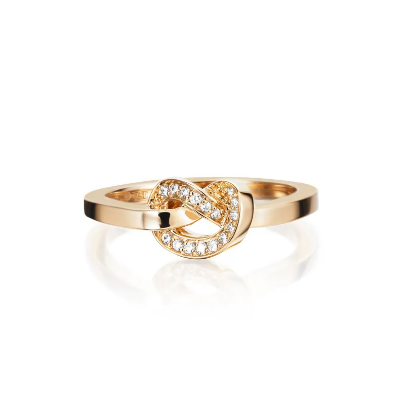 Alternativ bild 0 för Love Knot & Stars Ring Guld 15.00 mm