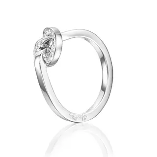 Produktfoto för Love Knot & Stars Ring Vitguld 15.00 mm