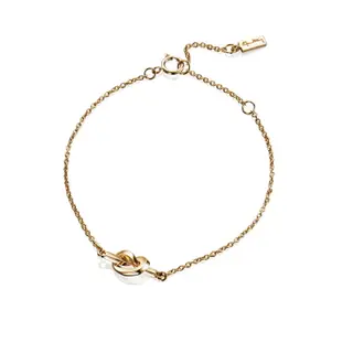 Produktfoto för Love Knot Armband Guld 15-19 cm