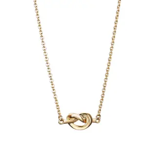 Produktfoto för Love Knot Halsband Guld 42-45 cm